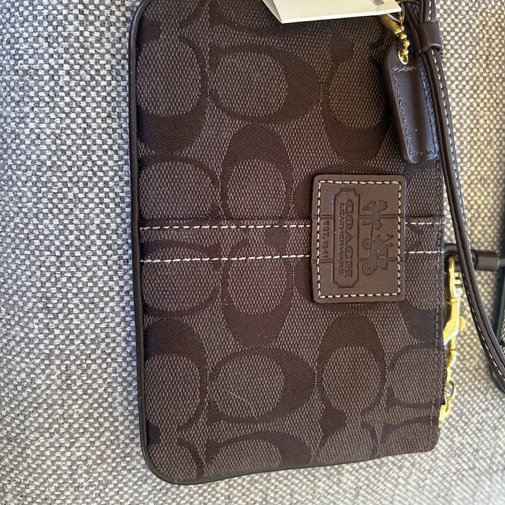 Coach Wristlet with Tags. Never worn